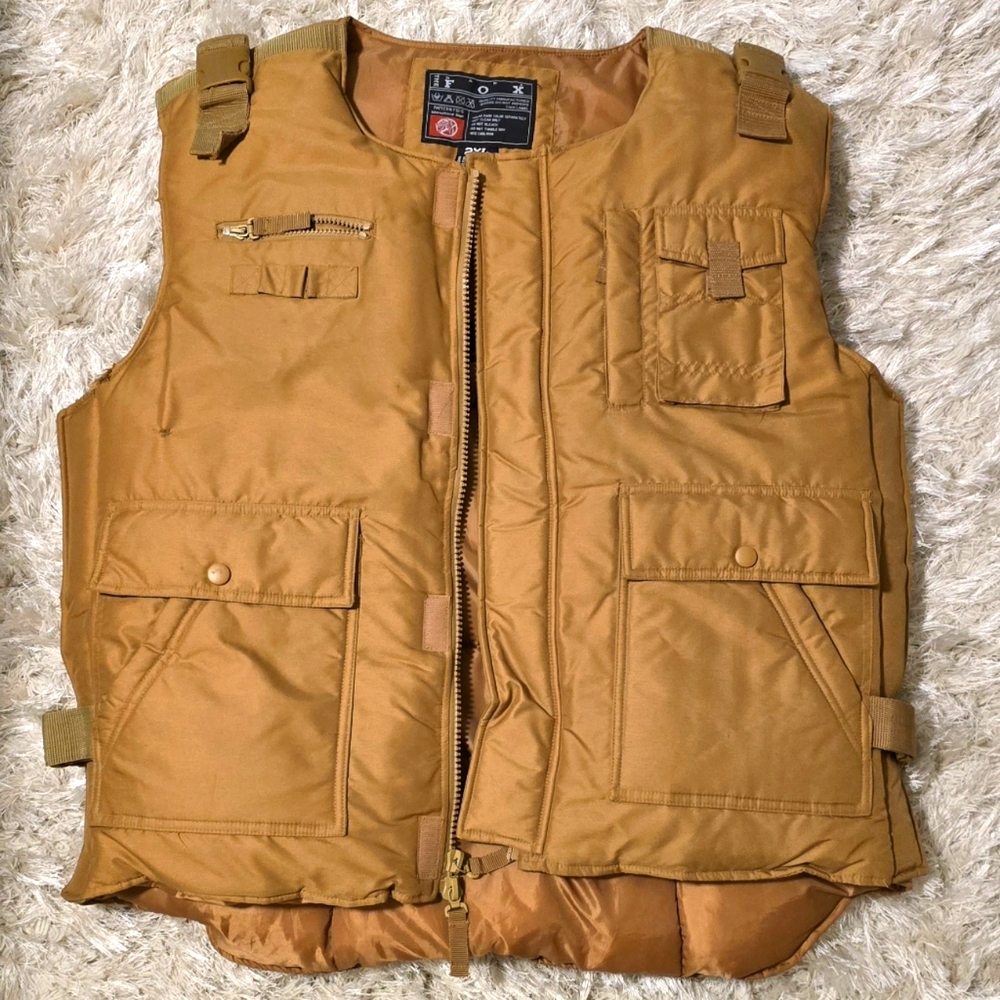 The Bare FOX NY Vest 2x Tan